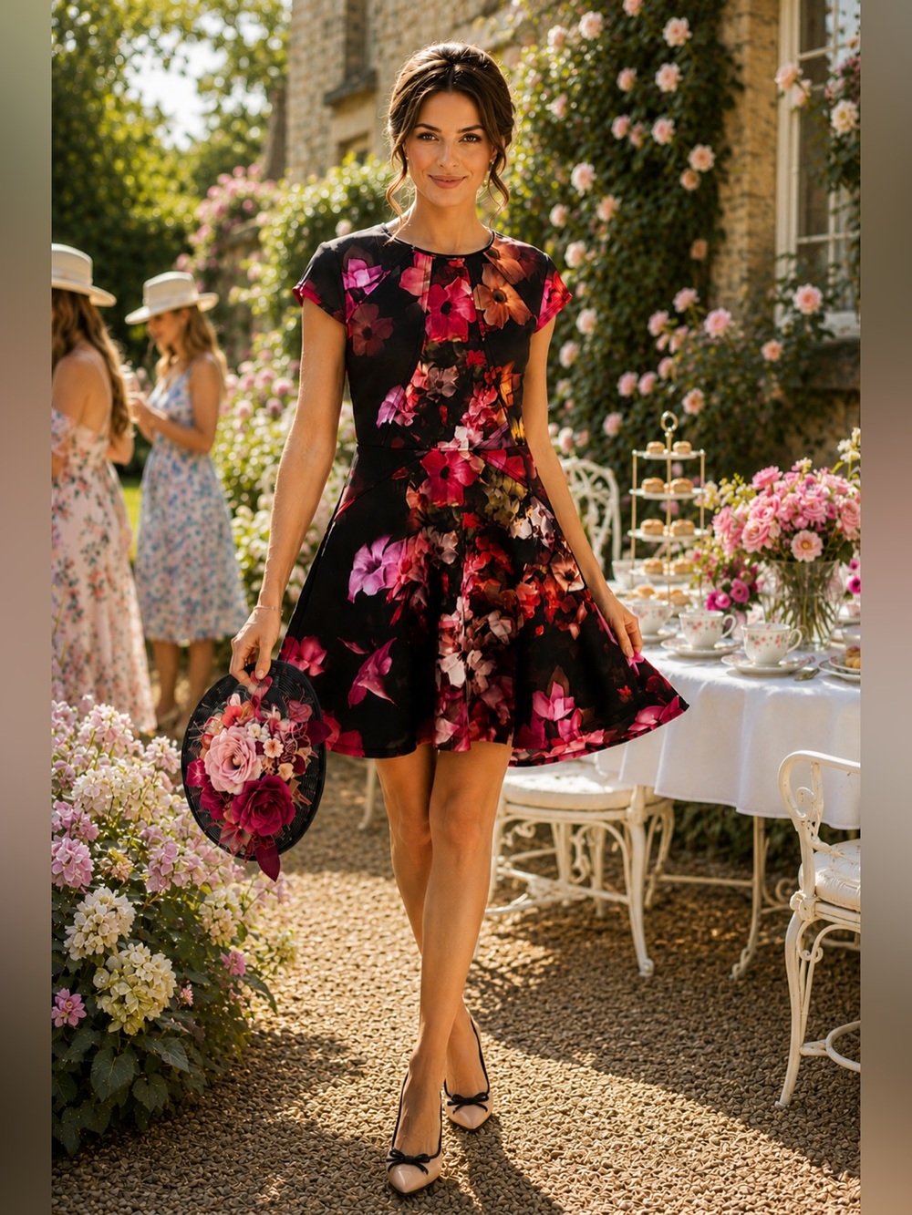 Ted Baker Floral Fit-and-Flare